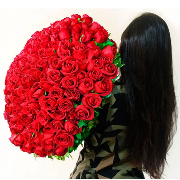 Mega Buquê de 200 Rosas Vermelhas