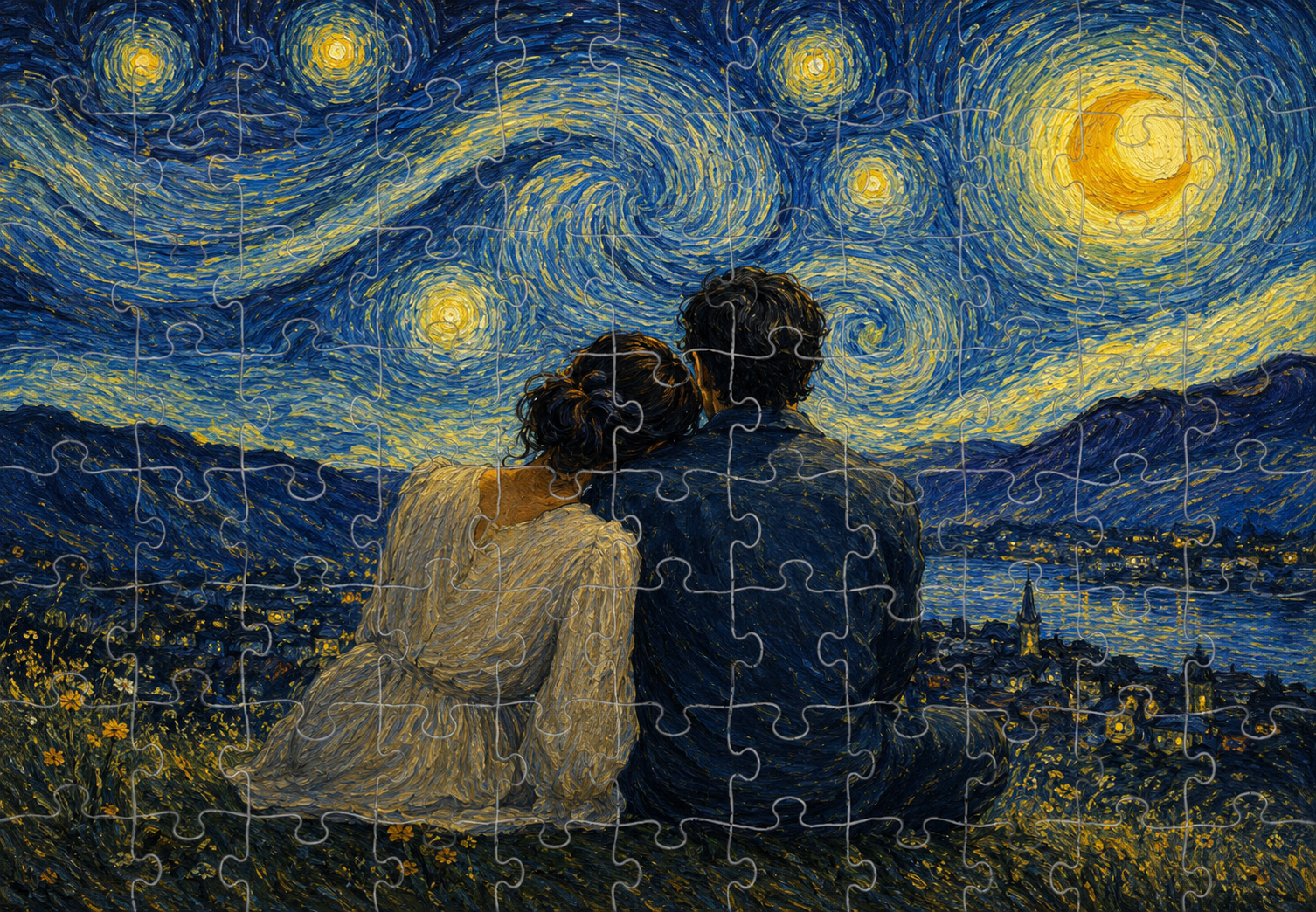 Quebra-Cabeça Personalizado (Vangogh)