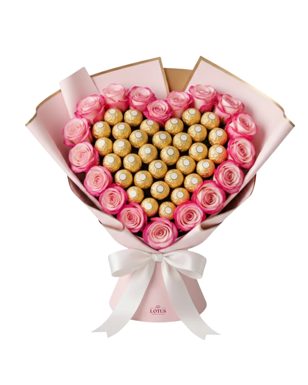 Buquê de Rosas com Ferrero Rocher